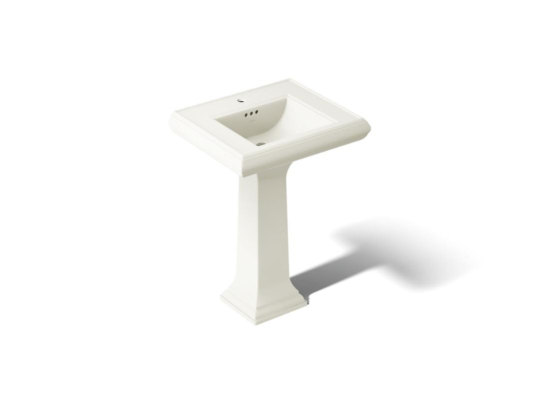 Kohler Memoirs Classic 24-1/4'' rectangular pedestal bathroom sink - Biscuit by Kohler