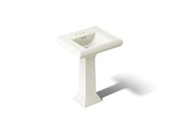 Kohler Memoirs Classic 24-1/4'' rectangular pedestal bathroom sink - Biscuit - image 1