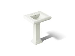 Kohler Memoirs Classic 24-1/4'' rectangular pedestal bathroom sink - Dune - image 1