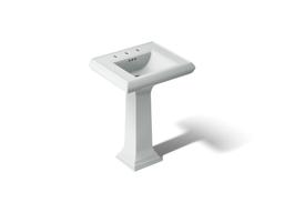 Kohler Memoirs Classic 24-1/4'' rectangular pedestal bathroom sink - Ice Grey - image 1