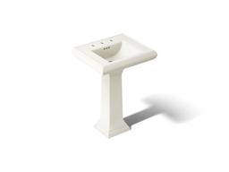 Kohler Memoirs Classic 24-1/4'' rectangular pedestal bathroom sink - Biscuit - image 1