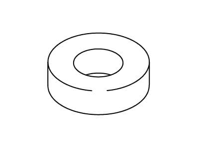 Kohler Genuine Parts Washer, .185 X .615 by Kohler Genuine Parts