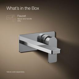 Parallel Wall-mount single-handle bathroom sink faucet, 1.2 gpm - image 2