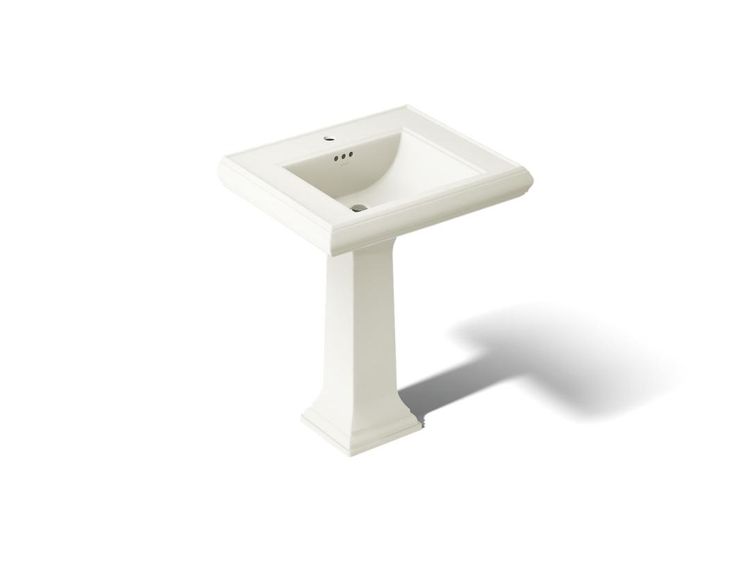 Kohler Memoirs Classic 27-1/4'' rectangular pedestal bathroom sink - Biscuit by Kohler