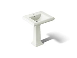 Kohler Memoirs Classic 27-1/4'' rectangular pedestal bathroom sink - Dune - image 1