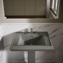 Memoirs Classic 27-1/4'' rectangular pedestal bathroom sink - image 8