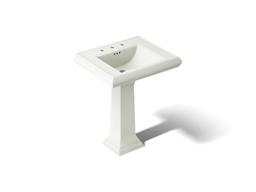 Kohler Memoirs Classic 27-1/4'' rectangular pedestal bathroom sink - Dune - image 1