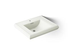 Kohler Memoirs Pedestal/console table bathroom sink basin with single faucet-hole drilling - Dune - image 1