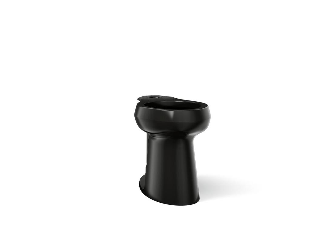 Kohler Highline Tall elongated toilet bowl - Black by Kohler