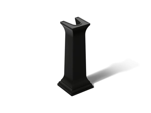 Kohler Memoirs Bathroom sink pedestal - Black