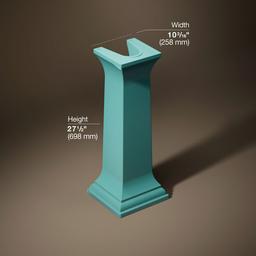 Memoirs Bathroom sink pedestal - image 5