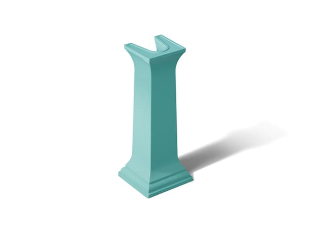 Kohler Memoirs Bathroom sink pedestal - 150th Spring Green