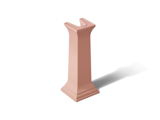 Kohler Memoirs Bathroom sink pedestal - 150th Peachblow