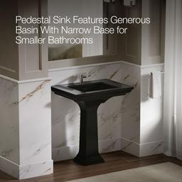 Memoirs Stately 30-3/4'' rectangular pedestal bathroom sink - image 4