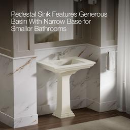 Memoirs Stately 30-3/4'' rectangular pedestal bathroom sink - image 4