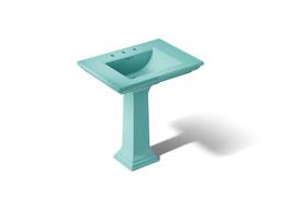 Kohler Memoirs Stately 30-3/4'' rectangular pedestal bathroom sink - 150th Spring Green - image 1