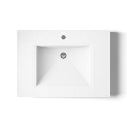 Kohler Memoirs Stately 30'' pedestal/console table bathroom sink - White - image 3