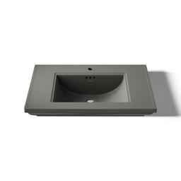 Kohler Memoirs Stately 30'' pedestal/console table bathroom sink - Thunder Grey - image 4