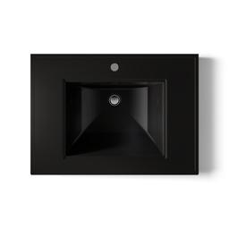 Kohler Memoirs Stately 30'' pedestal/console table bathroom sink - Black - image 3
