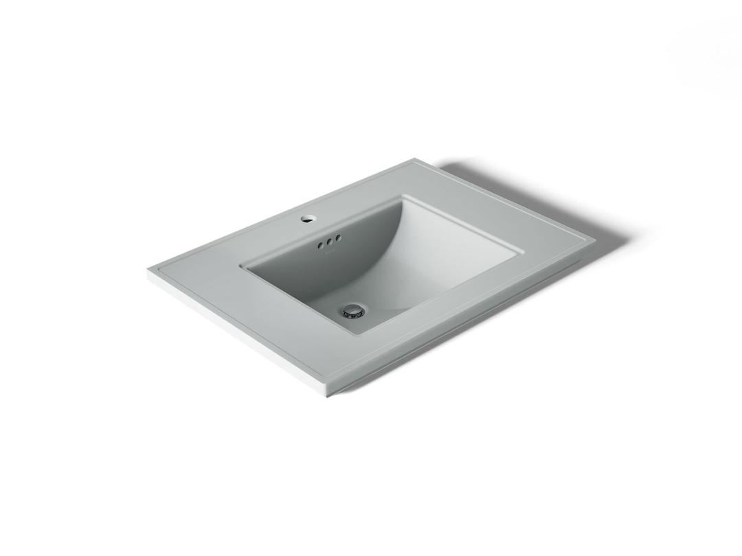 Kohler Memoirs Stately 30'' pedestal/console table bathroom sink - Ice Grey by Kohler