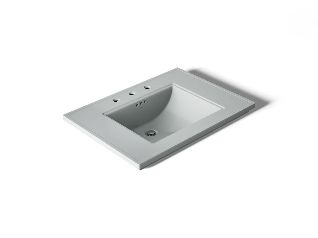 Kohler Memoirs Stately 30'' pedestal/console table bathroom sink - Ice Grey by Kohler