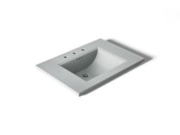 Kohler Memoirs Stately 30'' pedestal/console table bathroom sink - Ice Grey - image 1