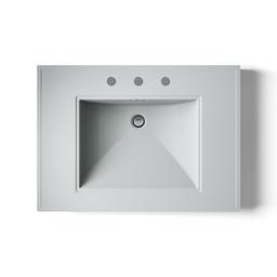 Kohler Memoirs Stately 30'' pedestal/console table bathroom sink - Ice Grey - image 3