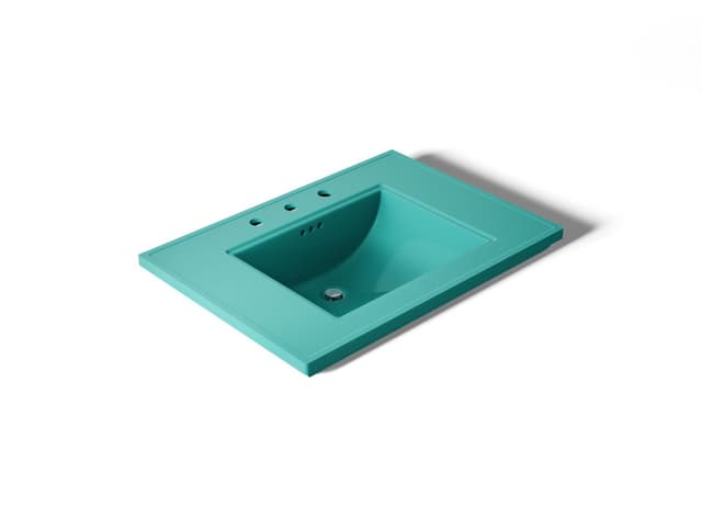 Kohler Memoirs Stately 30'' pedestal/console table bathroom sink - 150th Spring Green
