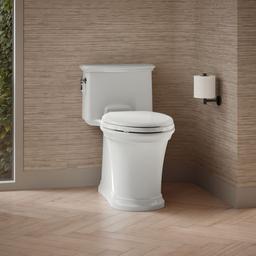 Harken One-piece compact elongated toilet with skirted trapway, 1.28 gpf - image 2