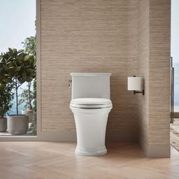 Harken One-piece compact elongated toilet with skirted trapway, 1.28 gpf - image 6