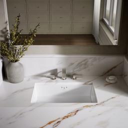 Kathryn 24'' rectangular undermount bathroom sink with glazed underside - image 9