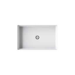 Kathryn 24'' rectangular undermount bathroom sink with glazed underside - image 12
