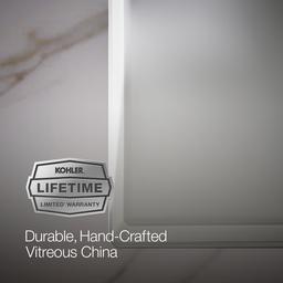 Kathryn 24'' rectangular undermount bathroom sink with glazed underside - image 11