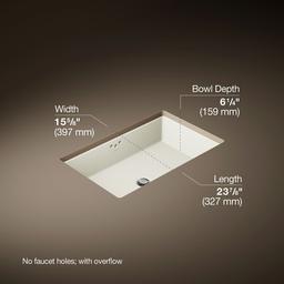 Kathryn 24'' rectangular undermount bathroom sink - image 3