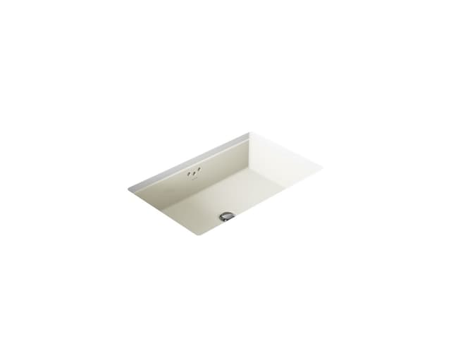 Kohler Kathryn 24'' rectangular undermount bathroom sink - Biscuit