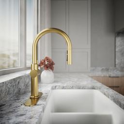 Crue Pull-down kitchen sink faucet with three-function sprayhead - image 7