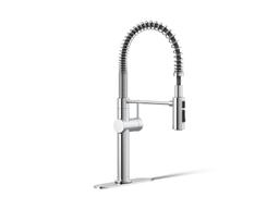 Crue Semi-professional kitchen sink faucet with three-function sprayhead - image 1