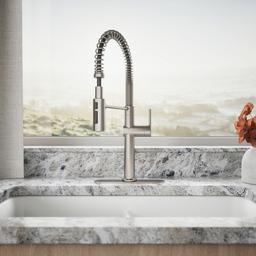 Crue Semi-professional kitchen sink faucet with three-function sprayhead - image 5