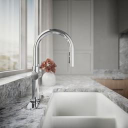 Crue Touchless pull-down kitchen sink faucet with three-function sprayhead - image 7