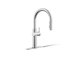 Kohler Crue Touchless pull-down kitchen sink faucet with KOHLER KonnectE and three-function sprayhead - Polished Chrome - image 1