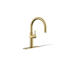 Kohler Crue Single-handle bar sink faucet - Vibrant Brushed Moderne Brass - image 1