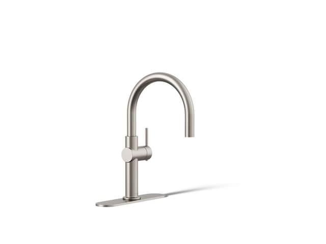 Kohler Crue Single-handle bar sink faucet - Vibrant Stainless
