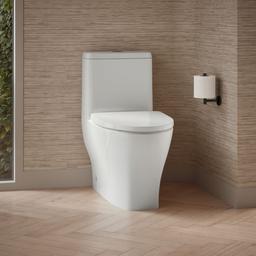 ReachE Curv One-piece compact elongated toilet with skirted trapway, dual-flush - image 2