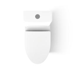 ReachE Curv One-piece compact elongated toilet with skirted trapway, dual-flush - image 7