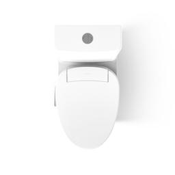 ReachE Curv Hidden cord one-piece compact elongated toilet with skirted trapway, dual-flush - image 6