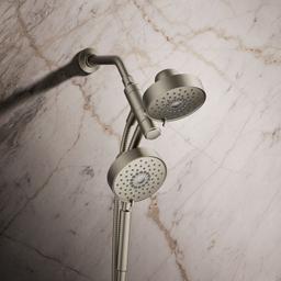Kohler Purist 2-in-1 multifunction 2.5 gpm shower combo kit - Vibrant Brushed Nickel - image 2
