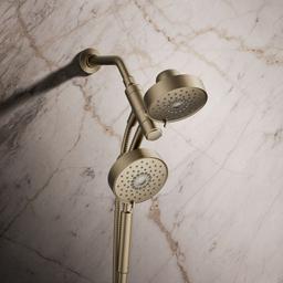 Kohler Purist 2-in-1 multifunction 2.5 gpm shower combo kit - Vibrant Brushed Bronze - image 2