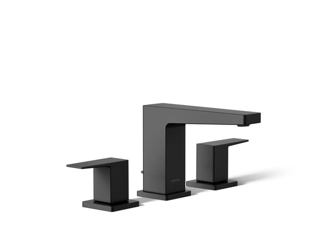 Kohler | Honesty | Widespread Bathroom Sink Faucet - Matte Black