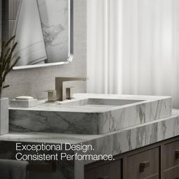 Kohler | Honesty | Widespread Bathroom Sink Faucet - Vibrant Brushed Nickel - image 4