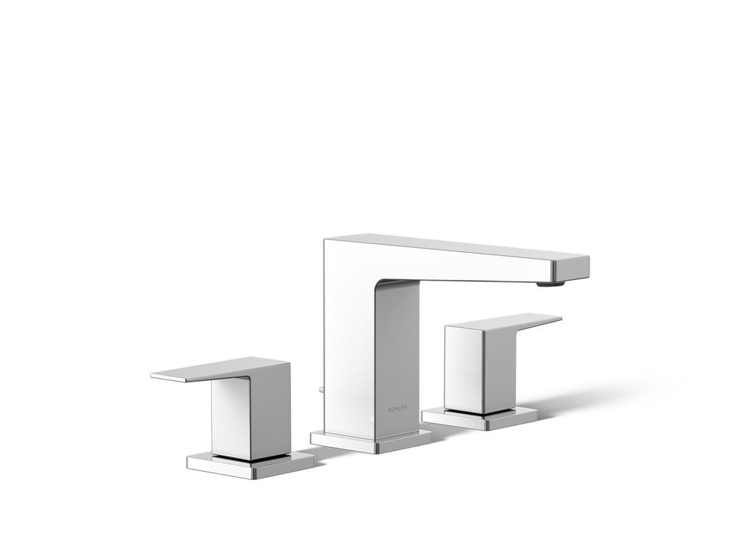 Kohler Honesty Widespread bathroom sink faucet, 1.2 gpm - Polished Chrome by Kohler